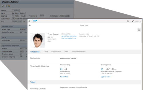 SAP Backend to Fiori Frontend Screenshots demo